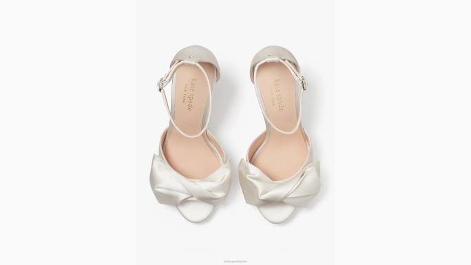žene Kate Spade slonovača sandale s mašnom za mladenke obuća 04HN508