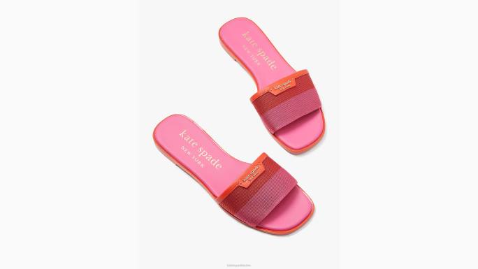 žene Kate Spade svečana ružičasta/nasljedna rajčica bljeskalice sandale obuća 04HN498