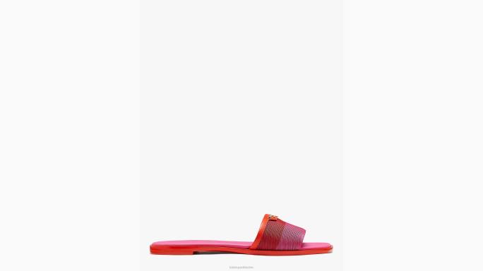 žene Kate Spade svečana ružičasta/nasljedna rajčica bljeskalice sandale obuća 04HN498