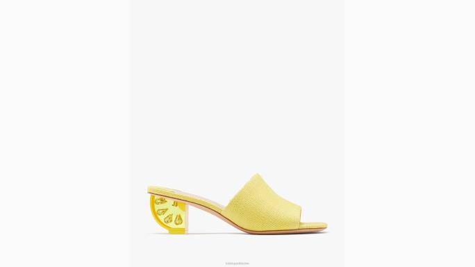 žene Kate Spade žuti zing citrusne sandale obuća 04HN478