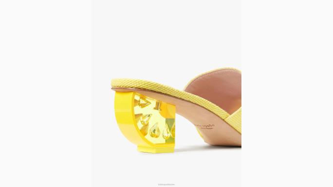 žene Kate Spade žuti zing citrusne sandale obuća 04HN478