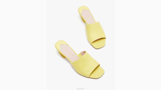 žene Kate Spade žuti zing citrusne sandale obuća 04HN478