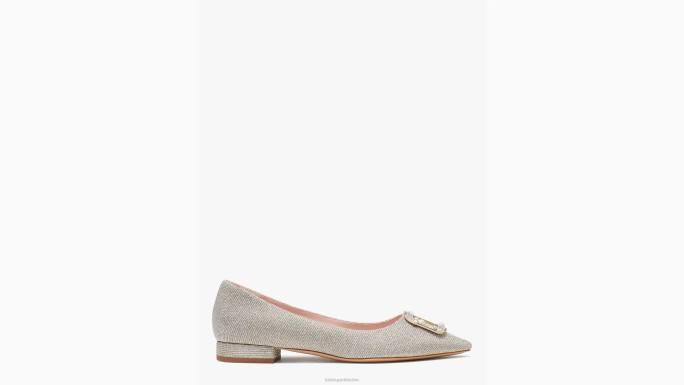 žene Kate Spade šampanjac zakopčati stanove obuća 04HN595