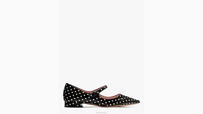 žene Kate Spade crno/krem maya stanovi obuća 04HN587