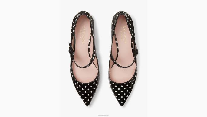 žene Kate Spade crno/krem maya stanovi obuća 04HN587