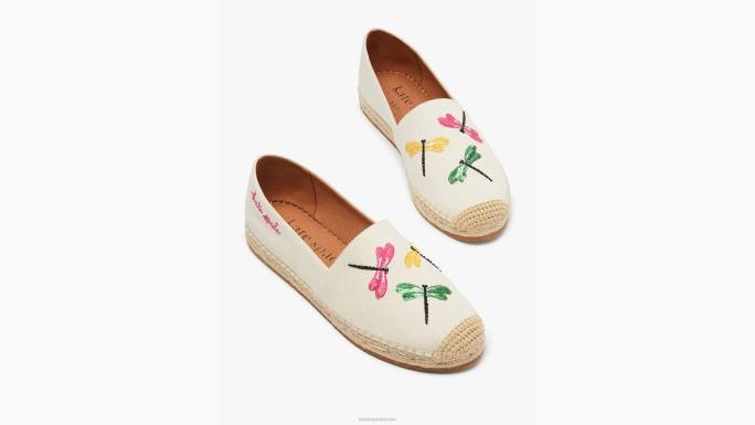 žene Kate Spade pergamena multi vilin konjic espadrile obuća 04HN505