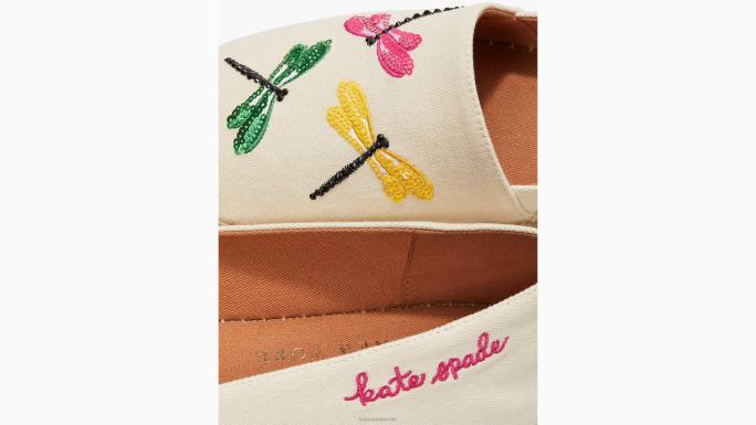 žene Kate Spade pergamena multi vilin konjic espadrile obuća 04HN505
