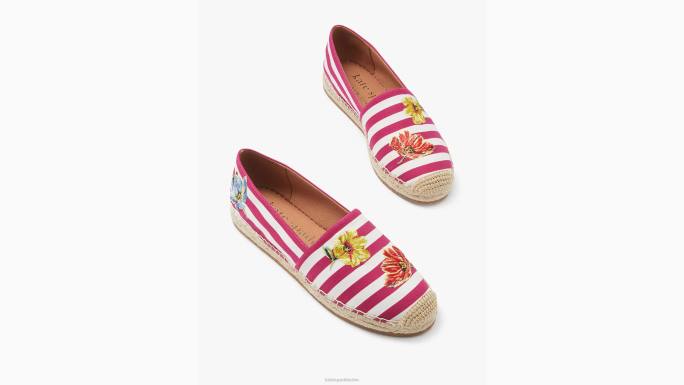 žene Kate Spade rosa šljiva multi piknik espadrile obuća 04HN579