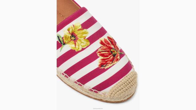 žene Kate Spade rosa šljiva multi piknik espadrile obuća 04HN579