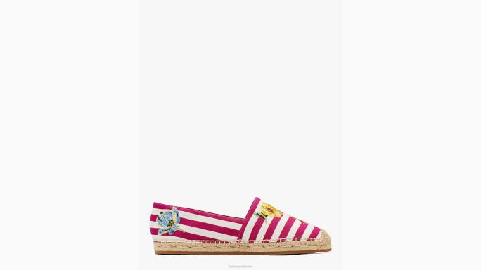 žene Kate Spade rosa šljiva multi piknik espadrile obuća 04HN579