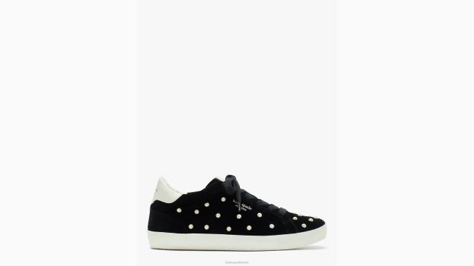 žene Kate Spade crno ace pearl tenisice obuća 04HN597