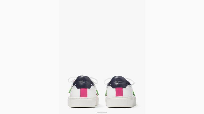 žene Kate Spade optički bijeli/blajzer plavi brynn tenisice obuća 04HN529