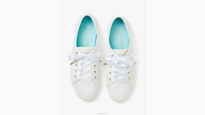 žene Kate Spade optički bijeli trista tenisice obuća 04HN530