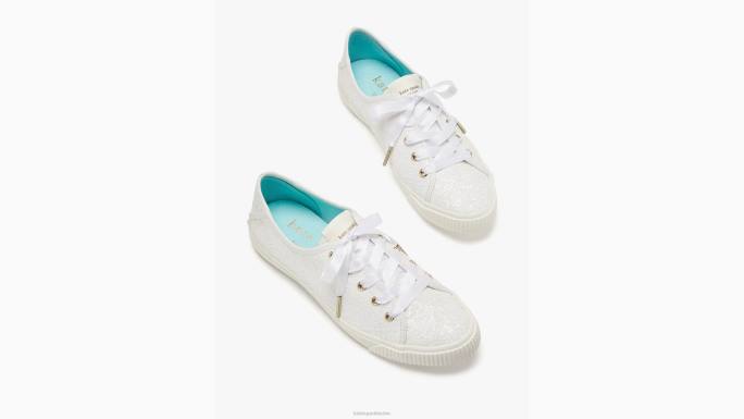žene Kate Spade optički bijeli trista tenisice obuća 04HN530