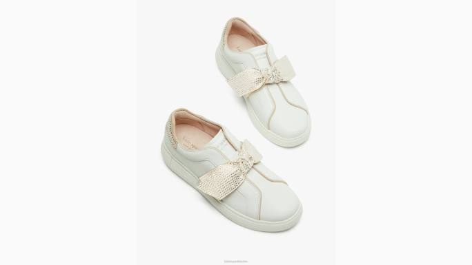 žene Kate Spade optički bijelo/sijeno lexi pave tenisice obuća 04HN678
