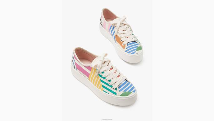 žene Kate Spade patchwork poslužiti tenisice obuća 04HN538