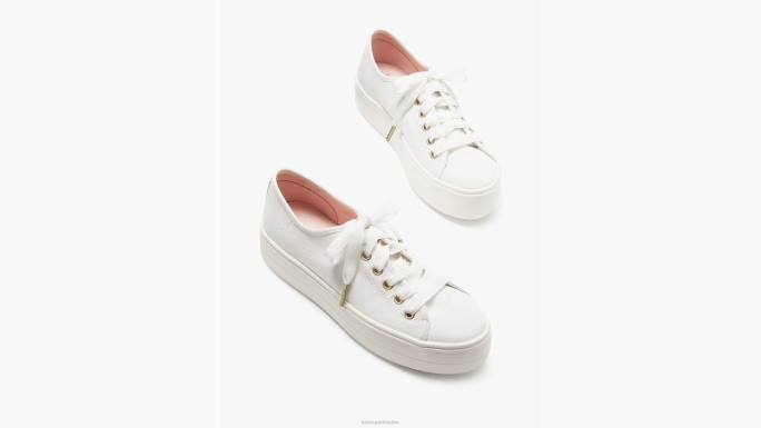 žene Kate Spade slonovača poslužiti tenisice obuća 04HN486