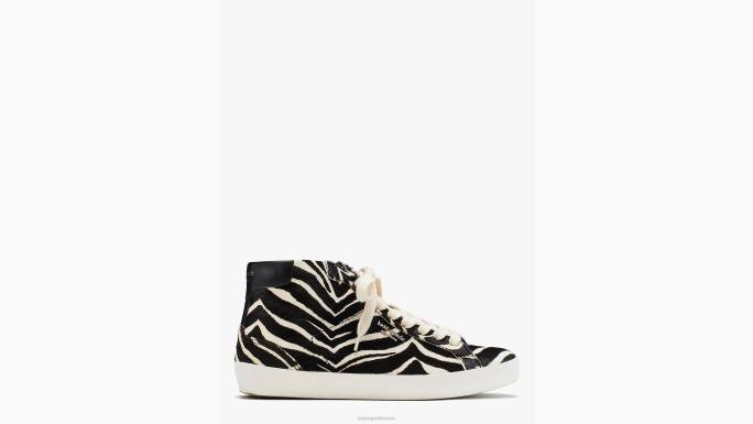 žene Kate Spade zebra blk/krem ace visoke tenisice obuća 04HN623