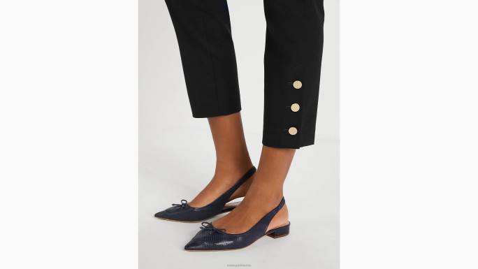 žene Kate Spade crno doris ukrašene hlače odjeća 04HN767