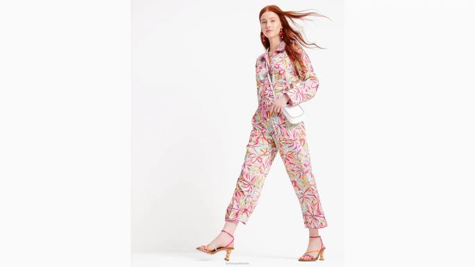 žene Kate Spade džem od ruža multi anemone cvjetne hlače za radno vrijeme odjeća 04HN681