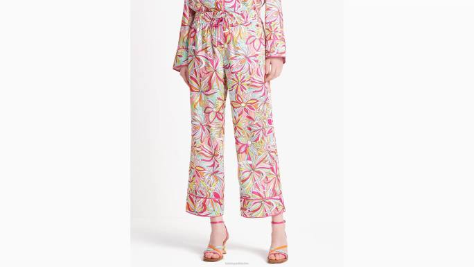 žene Kate Spade džem od ruža multi anemone cvjetne hlače za radno vrijeme odjeća 04HN681