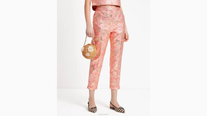 žene Kate Spade morska zvijezda/zlato tropsko lišće doris hlače odjeća 04HN717