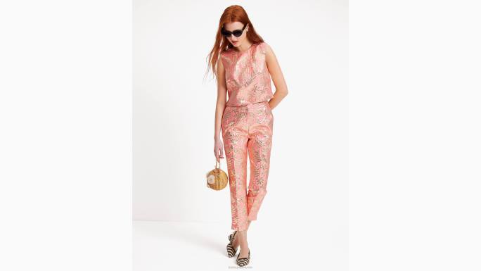 žene Kate Spade morska zvijezda/zlato tropsko lišće doris hlače odjeća 04HN717