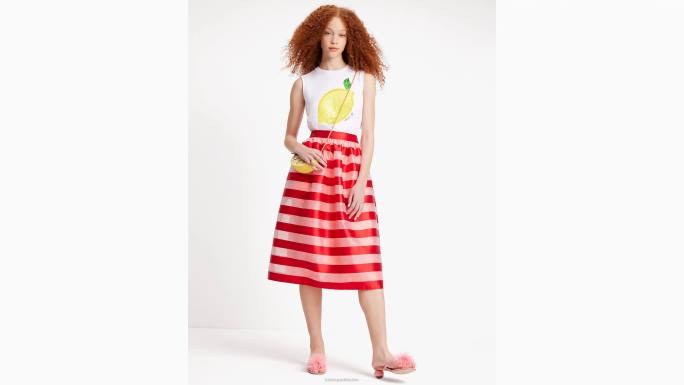 žene Kate Spade morska zvijezda/bubamara midi suknja od organze s tendom odjeća 04HN711