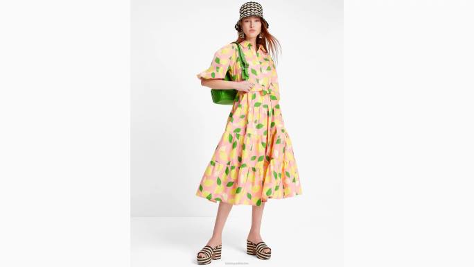 žene Kate Spade Morska zvijezda lemon toss košulja s vezanjem u struku odjeća 04HN704