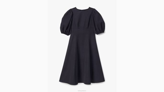 žene Kate Spade blejzer plavi haljina s otvorenim leđima ukrašena biserima odjeća 04HN772