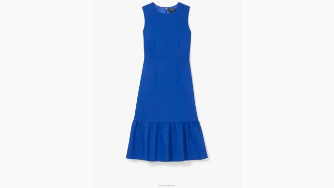 žene Kate Spade borovnica haljina s volanima odjeća 04HN722