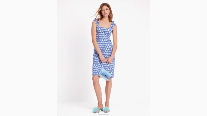 žene Kate Spade borovnica/vrhnje školjkasta haljina na vezanje ramena odjeća 04HN696