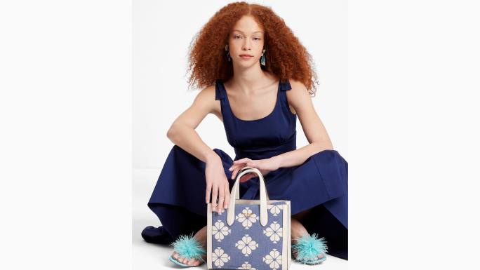 žene Kate Spade francuska mornarica maksi haljina na katove od popelina odjeća 04HN715