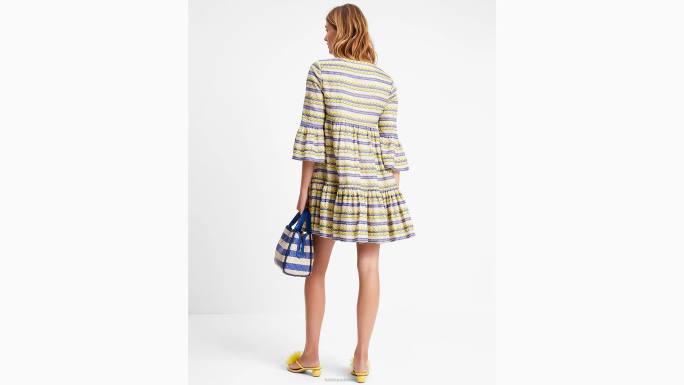 žene Kate Spade savršena bež tenda pruga izvezena tunika odjeća 04HN708