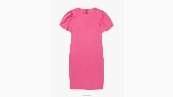 žene Kate Spade tamnoružičasti oblak ponte haljina s puf rukavima odjeća 04HN760