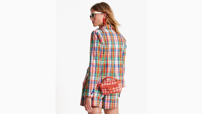 žene Kate Spade multi obalni karirani seersucker sako odjeća 04HN707
