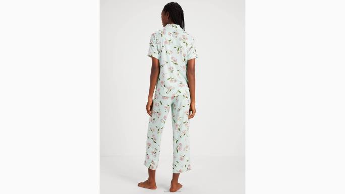 žene Kate Spade žaba cvjetni print usjev pj set odjeća 04HN828