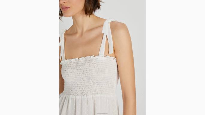 žene Kate Spade bijelu točku midi košulja odjeća 04HN838