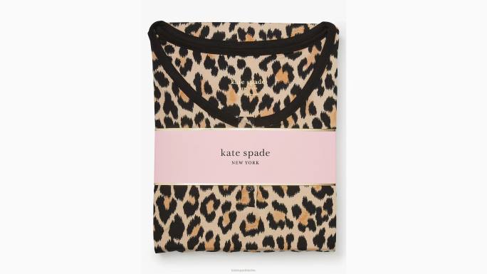 žene Kate Spade klasični leopard print jogger pj set odjeća 04HN874
