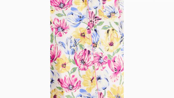 žene Kate Spade naslikani tulipani dugi pj set odjeća 04HN826