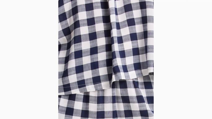 žene Kate Spade primorski gingham dugi pj set odjeća 04HN816