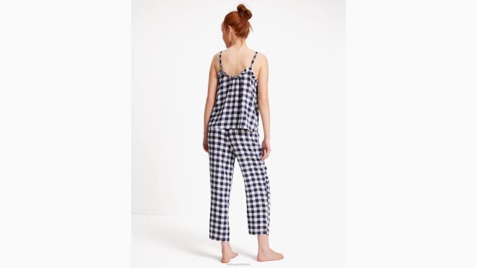 žene Kate Spade primorski gingham dugi pj set odjeća 04HN816