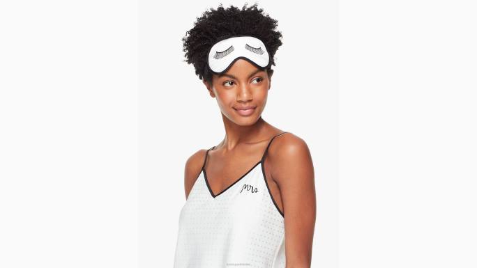žene Kate Spade prljavo bijelo Gđa. pj set s maskom za spavanje odjeća 04HN846