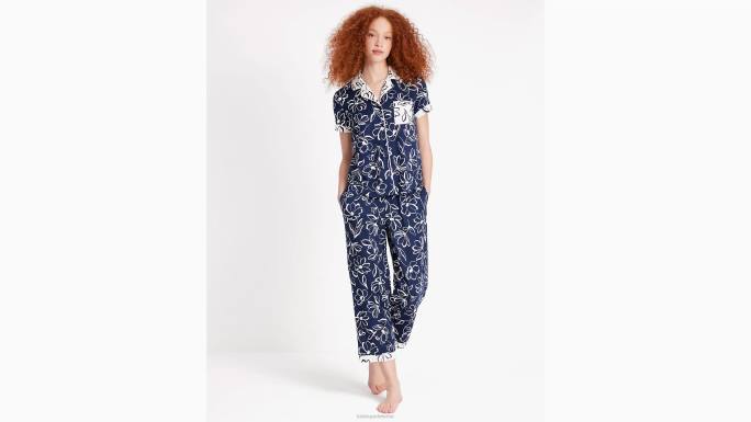 žene Kate Spade radosno cvjetno usjev pj set odjeća 04HN813