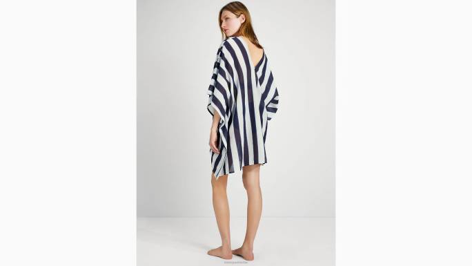 žene Kate Spade bogata mornarica multi tenda pruga cover-up kaftan odjeća 04HN805