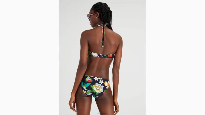žene Kate Spade blejzer plavi cvijet krevet bandeau gornji dio bikinija odjeća 04HN782