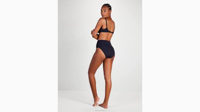 žene Kate Spade crno gornji dio bikinija s rubovima odjeća 04HN797