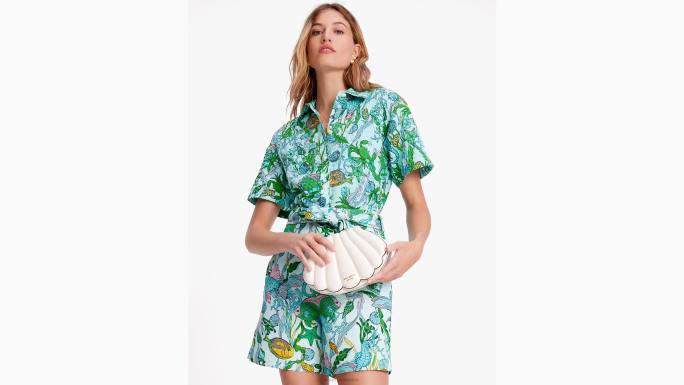 žene Kate Spade oseka multi ispod mora s kragnom odjeća 04HN684