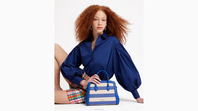 žene Kate Spade francuska mornarica andie košulja izvezena poplinom odjeća 04HN729