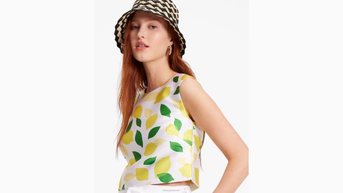 žene Kate Spade krema lemon toss mikado školjka odjeća 04HN714